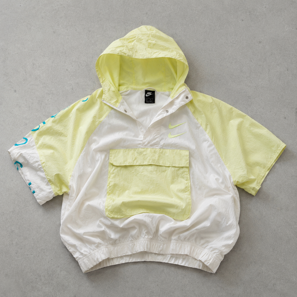 Nike Windbreaker White Yellow Limited (L)