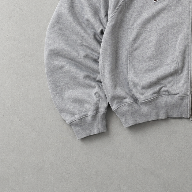 Y2K Nike Kapuzenpullover Grau Limited (Größe S)
