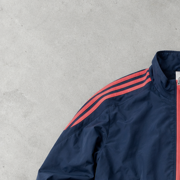 Adidas Jacket Navy / Red Rare (S)