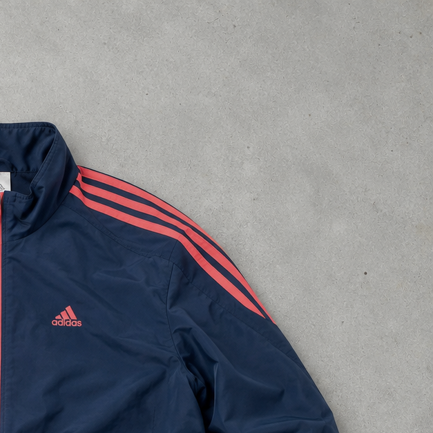 Adidas Jacket Navy / Red Rare (S)