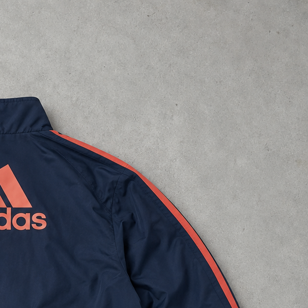 Adidas Jacket Navy / Red Rare (S)