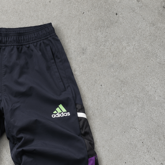 Real Madrid Adidas Track Pants Marineblau Rare (L)