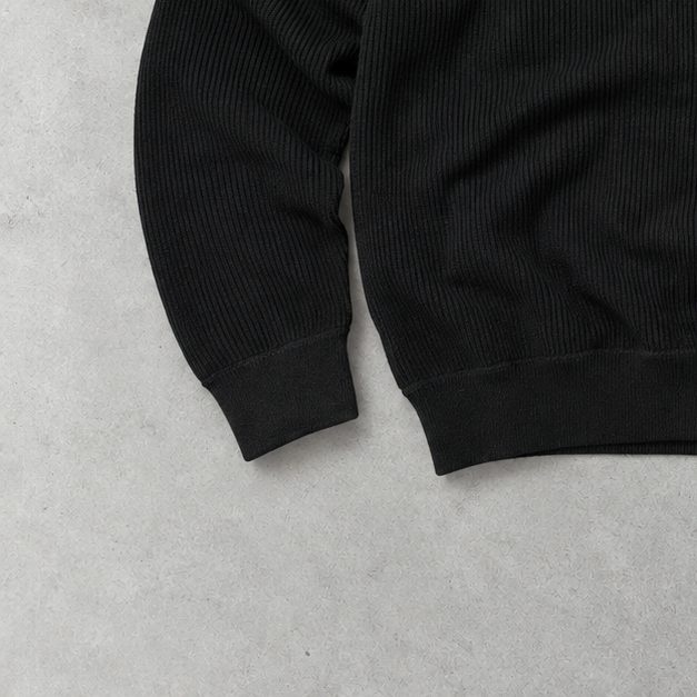 Ralph Lauren Half-Zip Sweater Schwarz Rare (XXL)