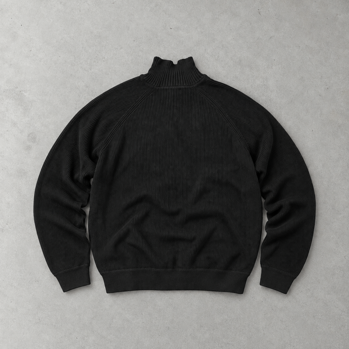 Ralph Lauren Half-Zip Sweater Schwarz Rare (XXL)