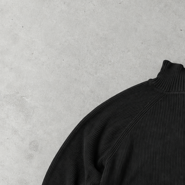 Ralph Lauren Half-Zip Sweater Schwarz Rare (XXL)