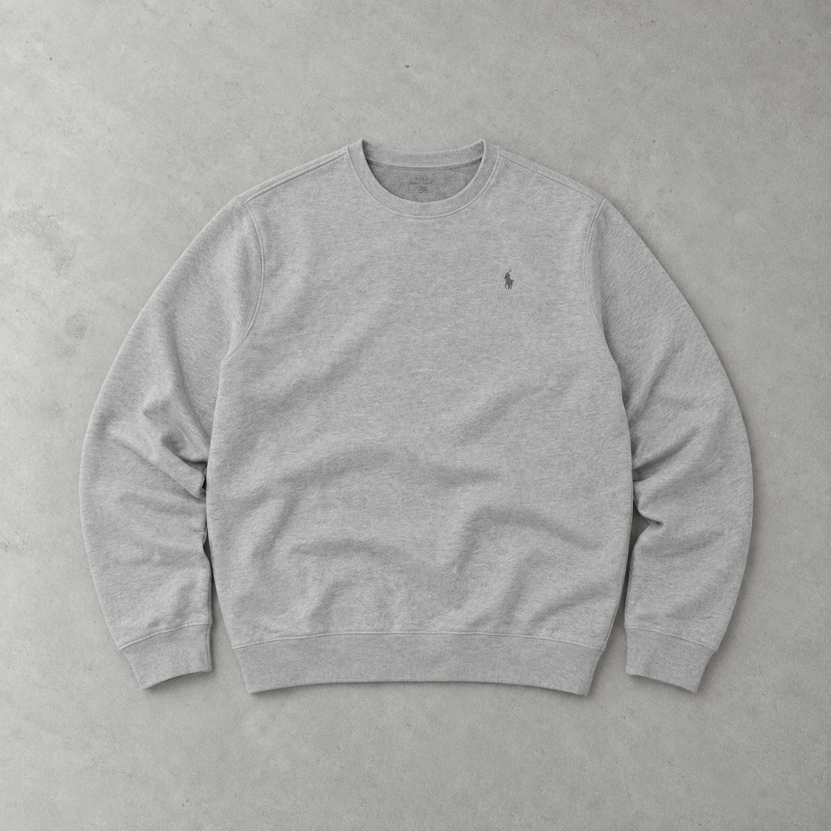 Polo Ralph Lauren Sweater Grau Rare (XXL) Stitched Logo