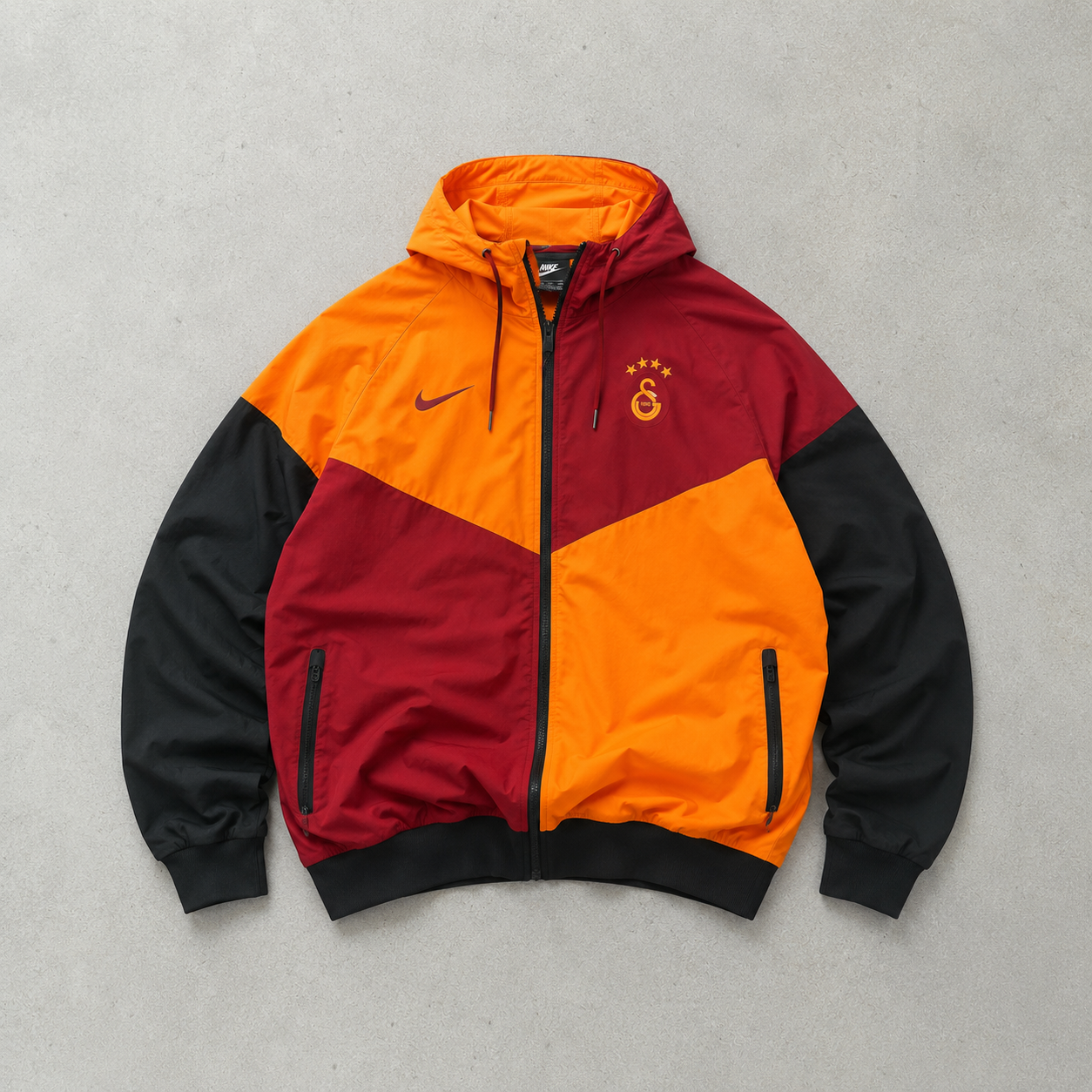 2020 Nike Windbreaker Orange Burgundy Limited (XXL) Stitched Logo