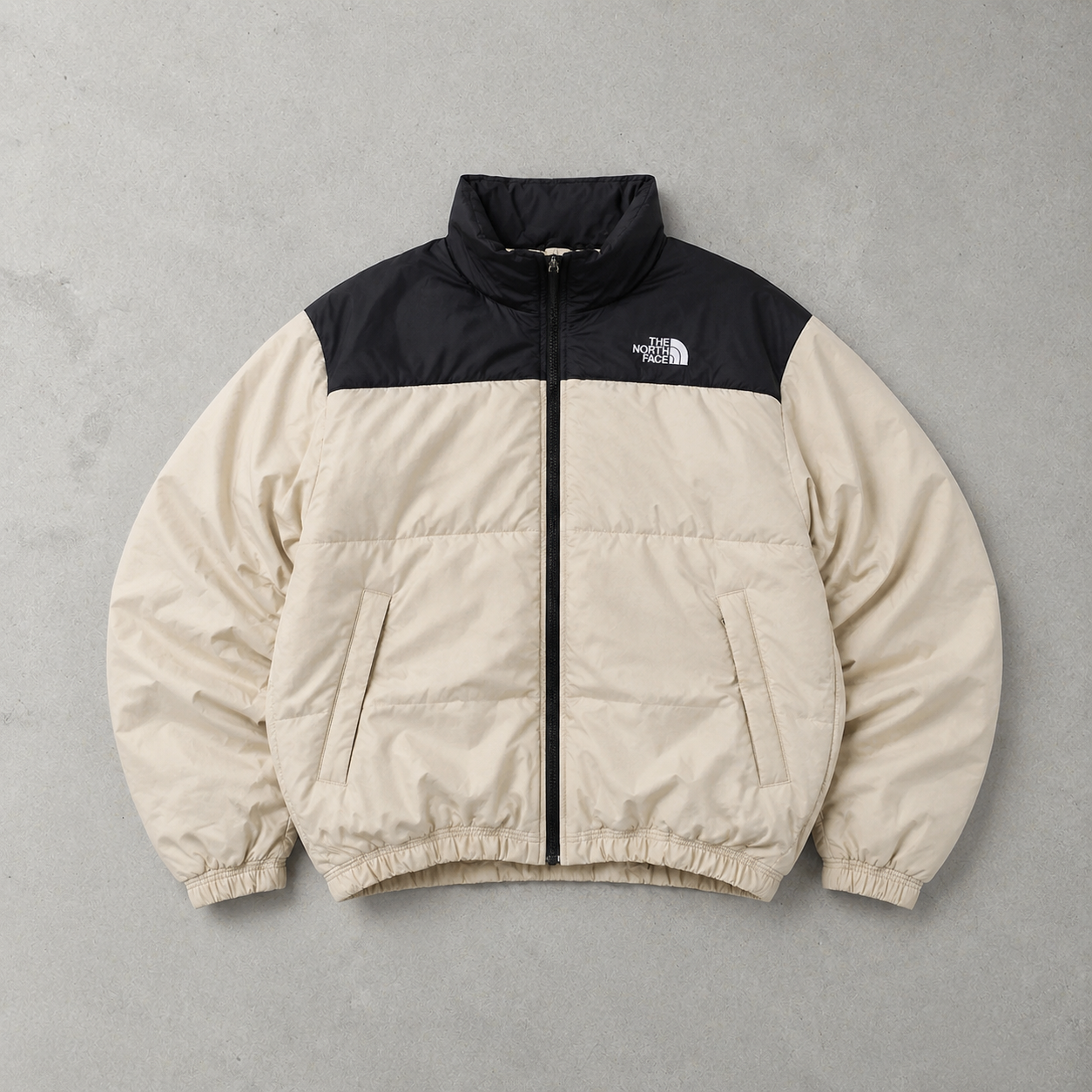 The North Face Vest Beige, Schwarz Rare (M)