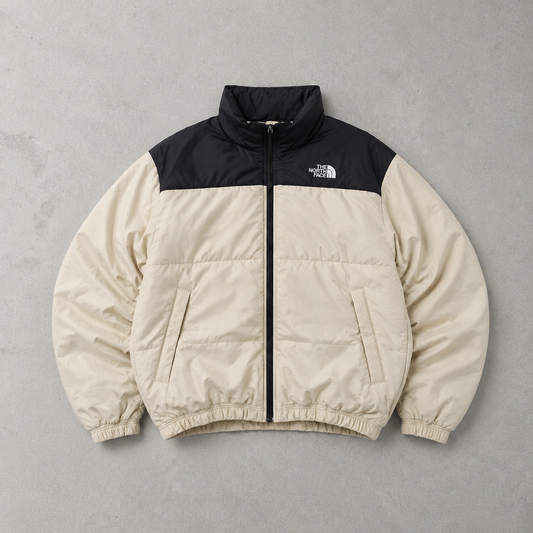 The North Face Vest Beige, Schwarz Rare (M)