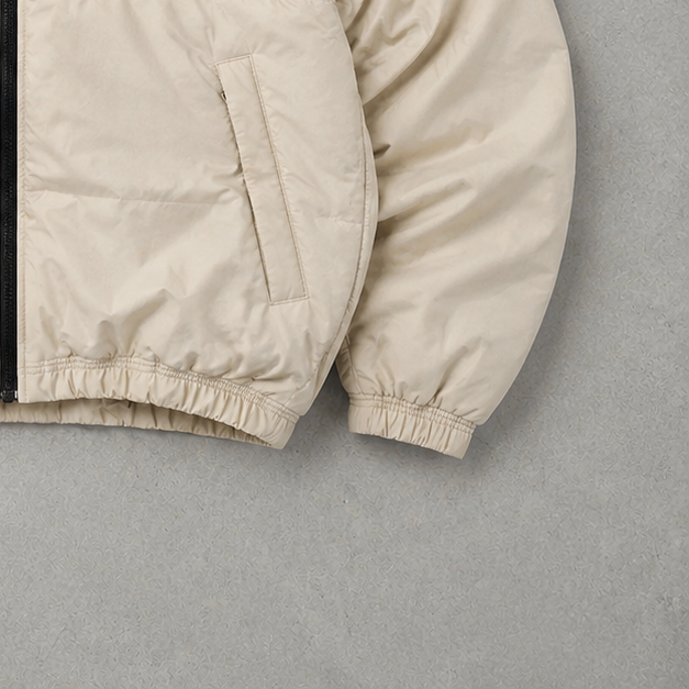 The North Face Vest Beige, Schwarz Rare (M)