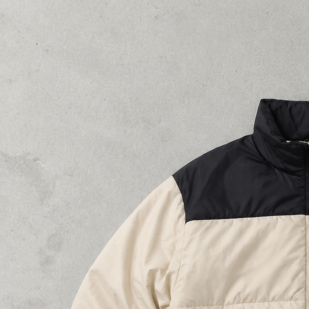 The North Face Vest Beige, Schwarz Rare (M)