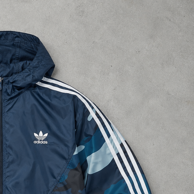 Adidas Windbreaker Marineblau Limited (S)