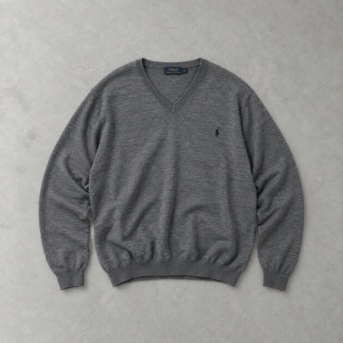 Ralph Lauren Sweater Grau Limited (XXL) Stitched Logo