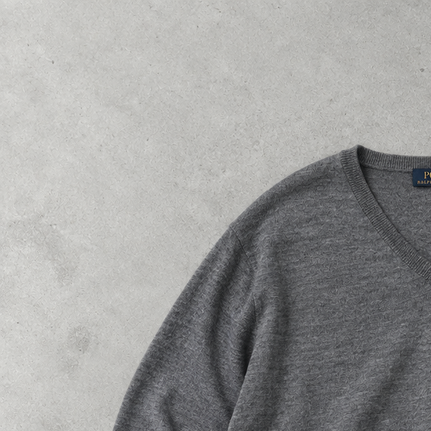 Ralph Lauren Sweater Grau Limited (XXL) Stitched Logo