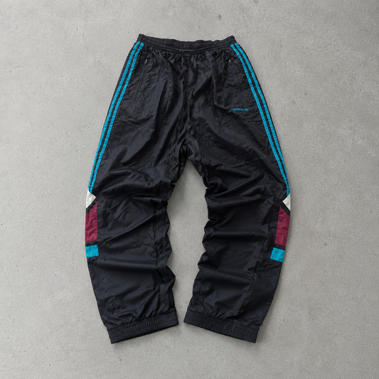 ADIDAS Track Pants Black / Pink Rare (L)