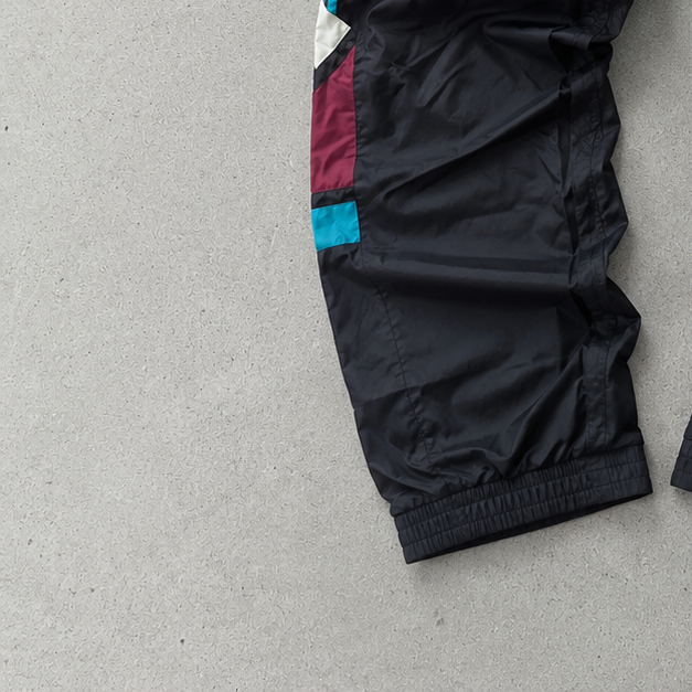 ADIDAS Track Pants Black / Pink Rare (L)