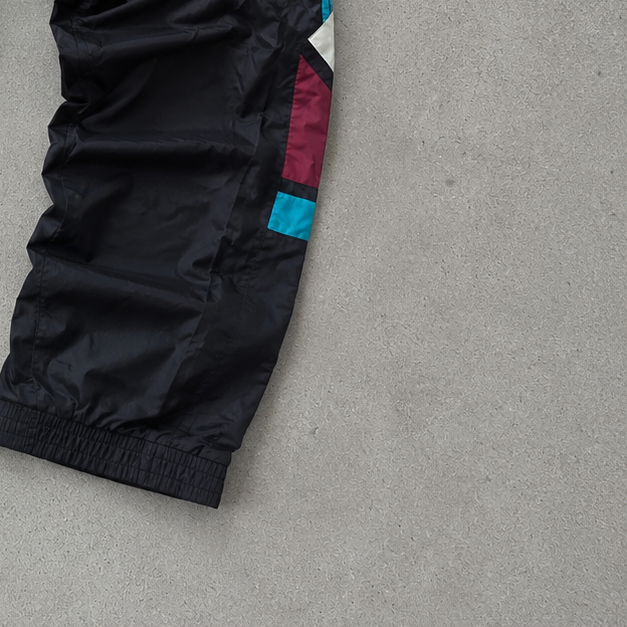 ADIDAS Track Pants Black / Pink Rare (L)