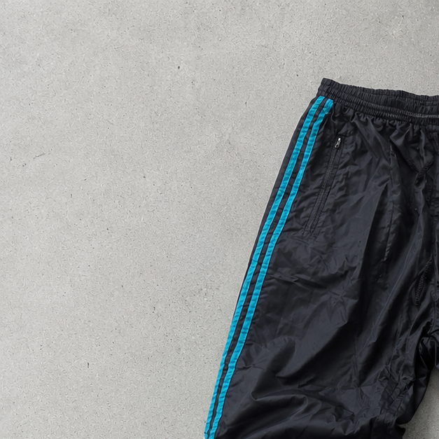 ADIDAS Track Pants Black / Pink Rare (L)
