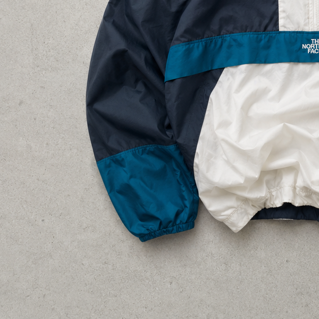 The North Face Track Jacket Blue, White Rare (L)