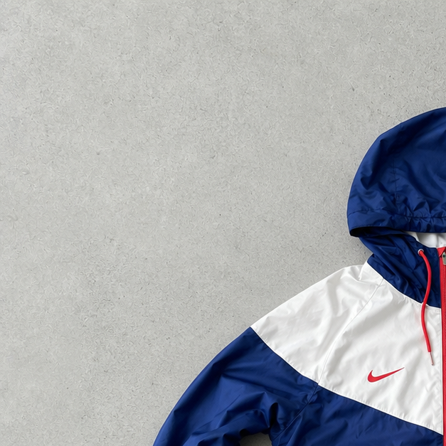 PSG France Nike Windbreaker Blue, White Limited (S)