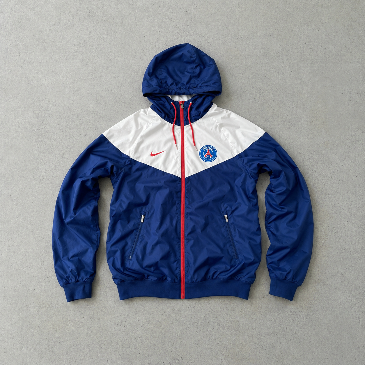 PSG France Nike Windbreaker Blue, White Limited (S)