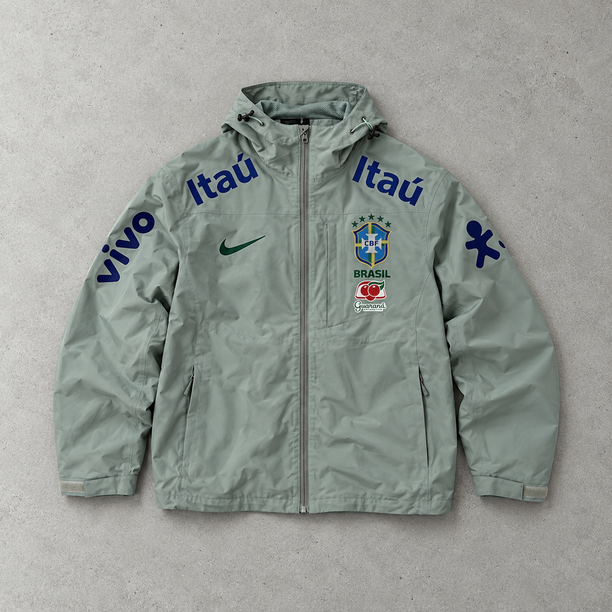 Brasilien Nike Windbreaker Mintgrün Limited (S)