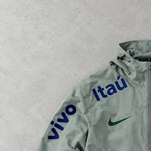 Brasilien Nike Windbreaker Mintgrün Limited (S)