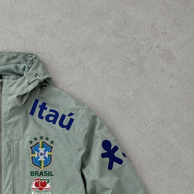 Brasilien Nike Windbreaker Mintgrün Limited (S)