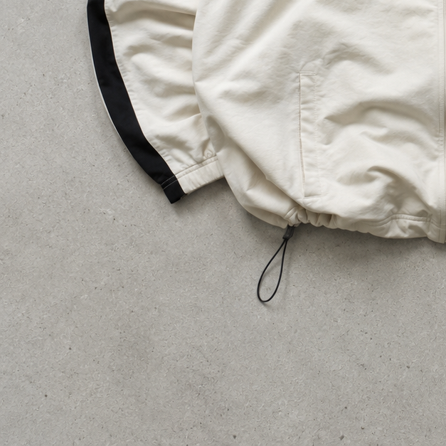90s Y2K Vintage Nike Track Jacket Cream Rare (XL)