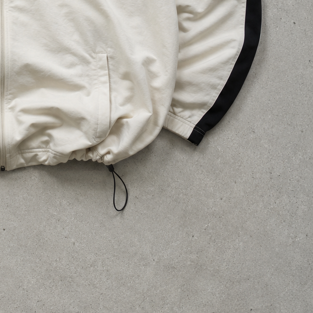 90s Y2K Vintage Nike Track Jacket Cream Rare (XL)