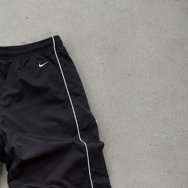 Y2K Nike Track Pants Black Rare (M)