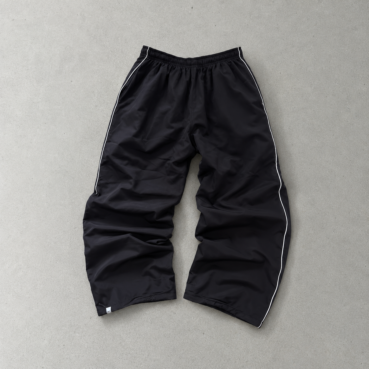 Y2K Nike Track Pants Black Rare (M)