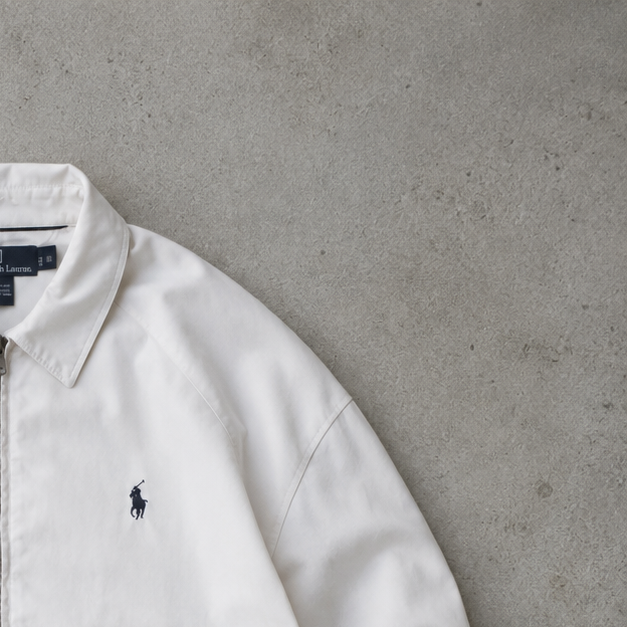 Ralph Lauren Windbreaker White Rare (M)