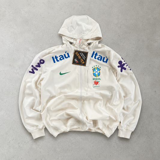 Brazil Nike Windbreaker Cream Rare (Size XL)