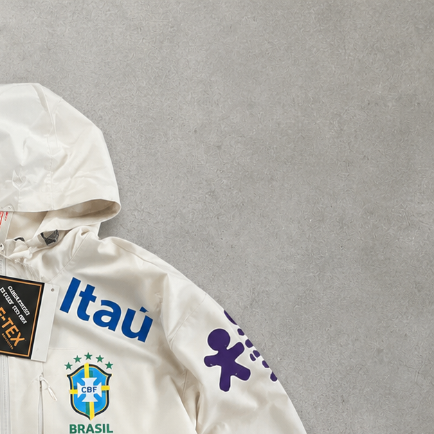 Brazil Nike Windbreaker Cream Rare (Size XL)