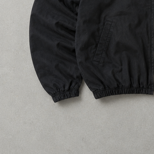 Y2K Ralph Lauren Harrington Jacket Schwarz Rare (L)