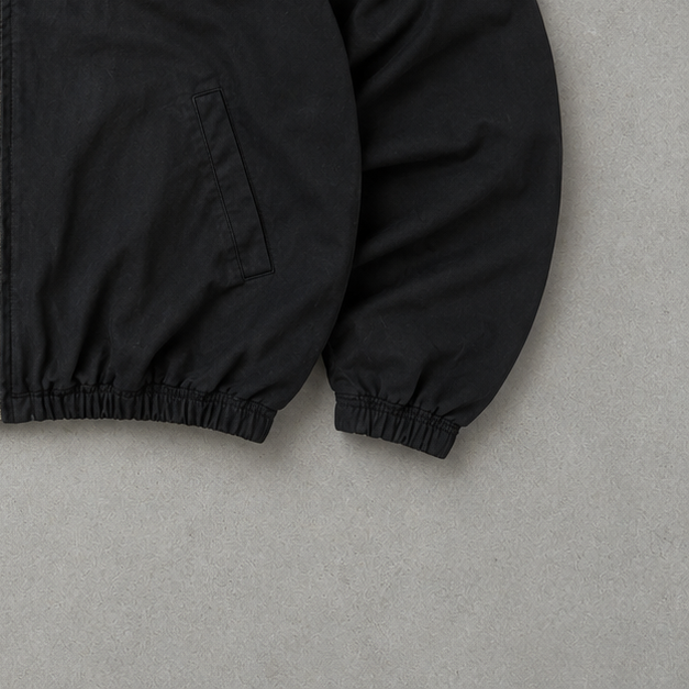 Y2K Ralph Lauren Harrington Jacket Schwarz Rare (L)