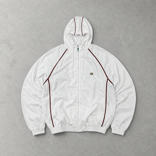 90er Jahre Nike Windbreaker Weiß Limited (Größe XL)