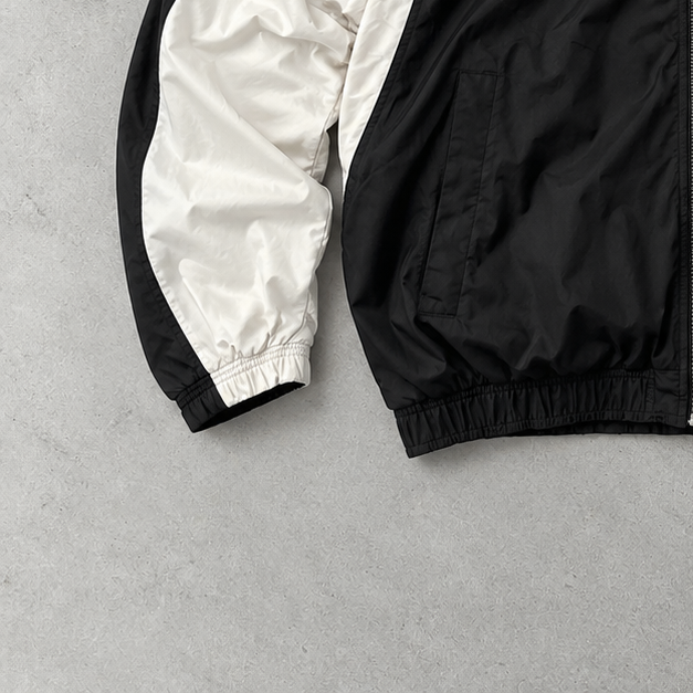 Adidas Puffer Jacket Black / White Rare (M)