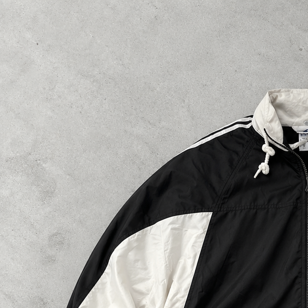 Adidas Puffer Jacket Black / White Rare (M)