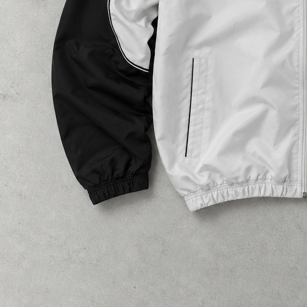 adidas Windbreaker Weiß, Schwarz Rare (L)