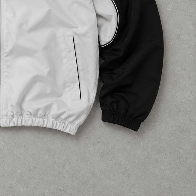 adidas Windbreaker Weiß, Schwarz Rare (L)