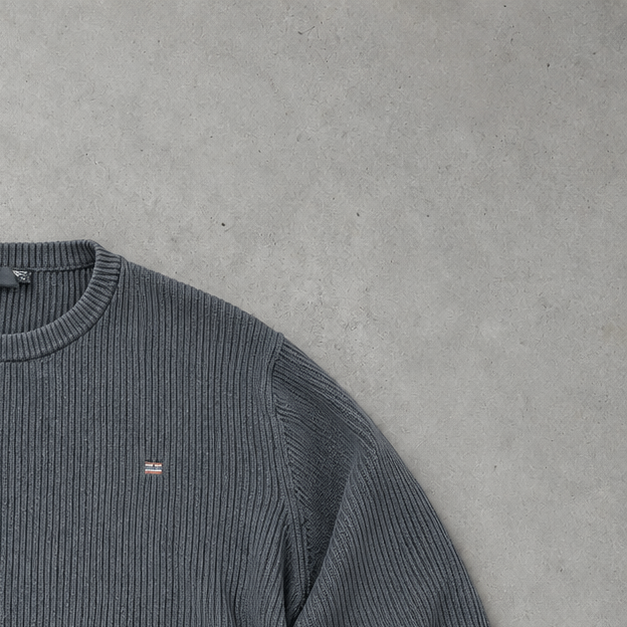Ralph Lauren Sweater Marineblau Stitched Logo Limited (XL)