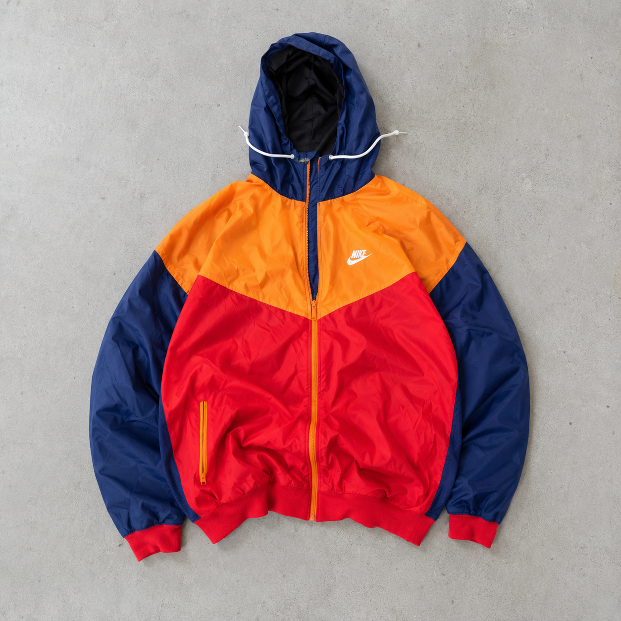Nike Windbreaker Orange, Red Rare (Size XL)
