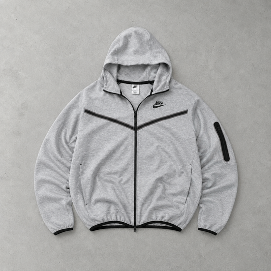 Nike Tech Fleece Jacke Grau Selten (Größe S)