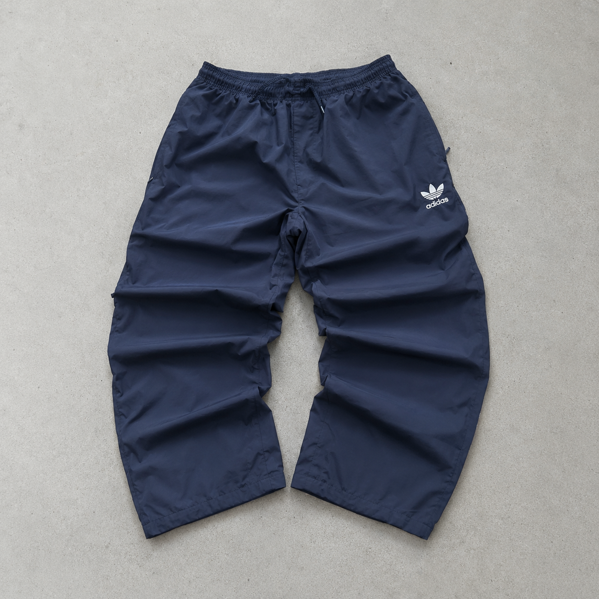 Y2K Adidas Track Pants Marineblau Rare (Size L)