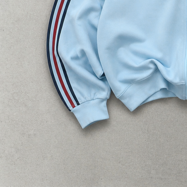 Germany Football Adidas Track Jacket Türkis Rare (M) Stitched Logo