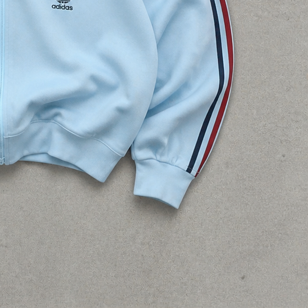Germany Football Adidas Track Jacket Türkis Rare (M) Stitched Logo