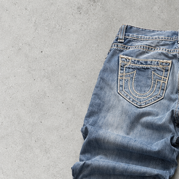 True Religion Straight Jeans Light Blue Limited (W32 | DE 48)