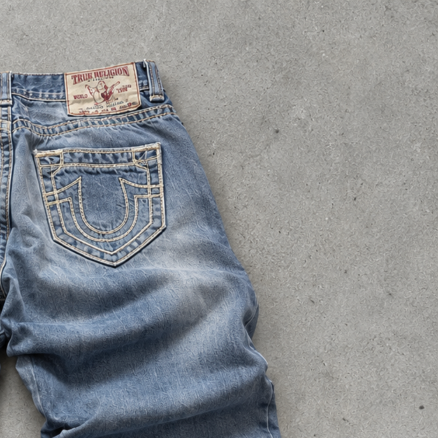 True Religion Straight Jeans Light Blue Limited (W32 | DE 48)